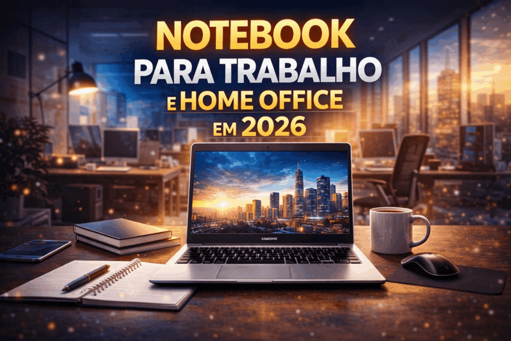 Qual notebook é ideal para trabalhar em home office em 2026