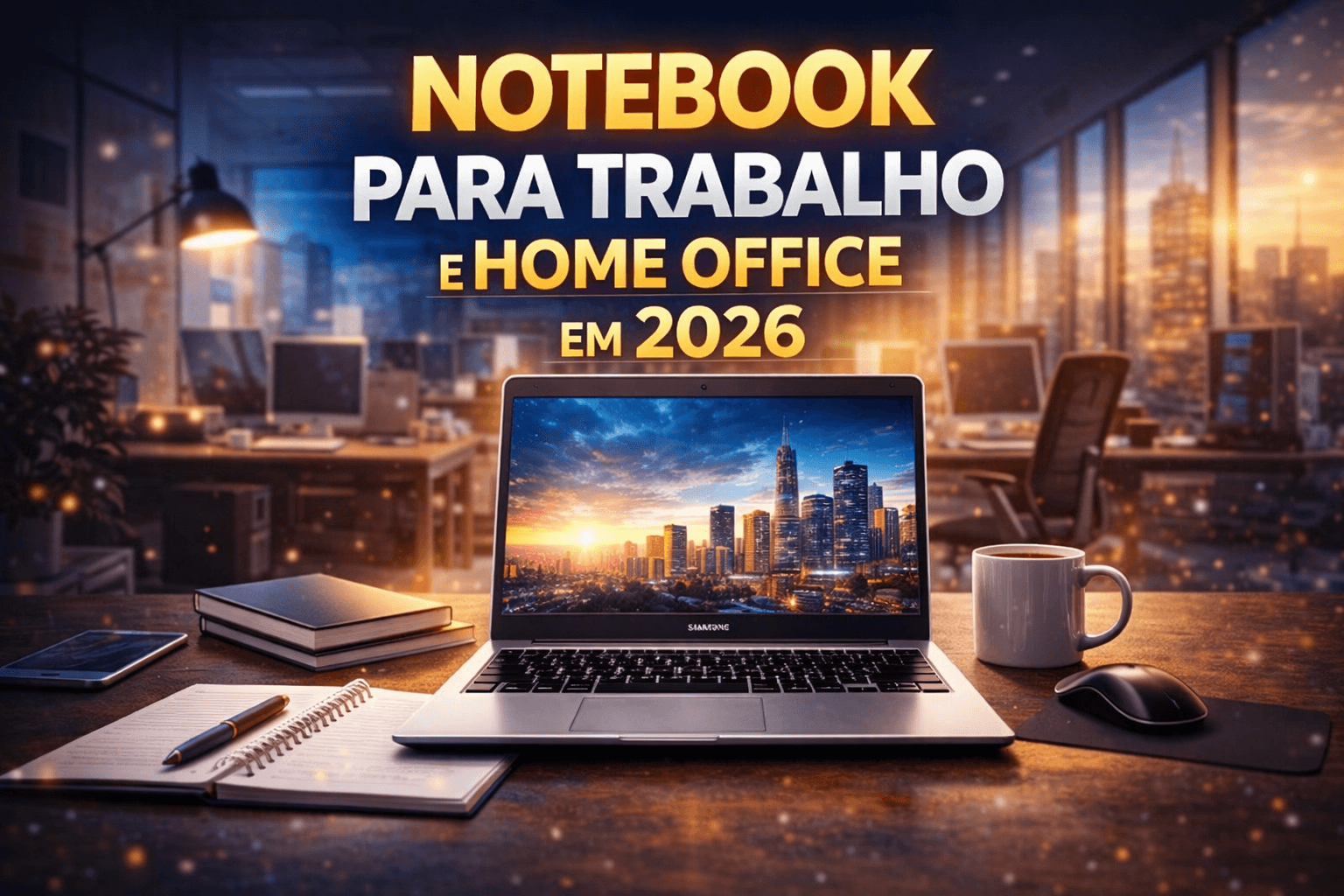 Qual notebook é ideal para trabalhar em home office em 2026