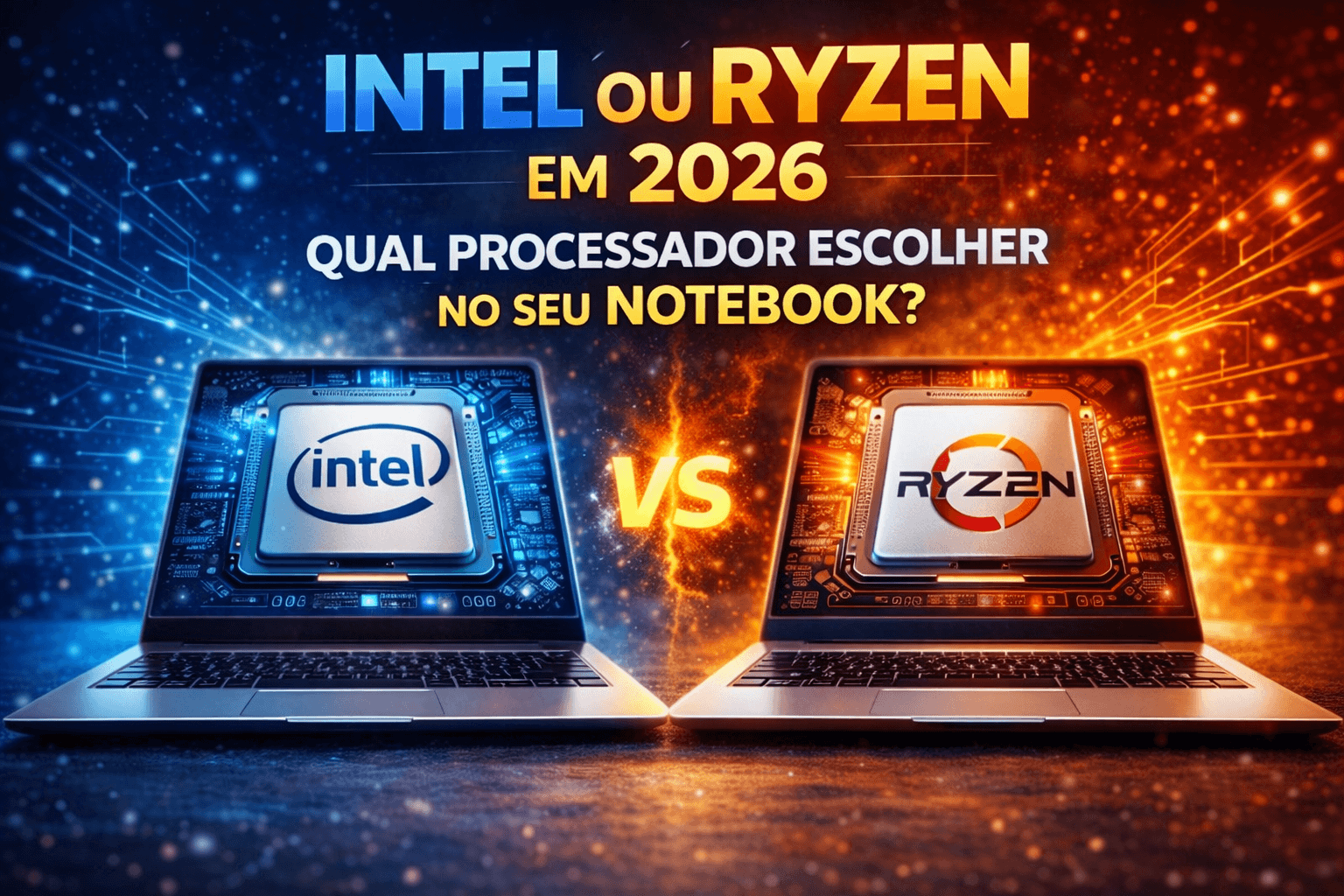Intel ou Ryzen em 2026 Qual Processador Escolher no Seu Notebook